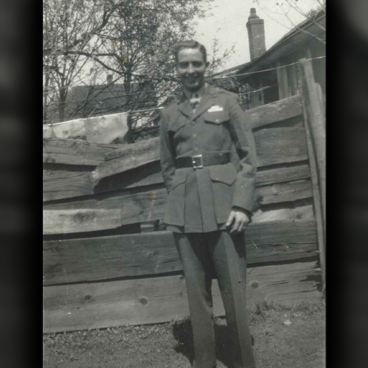 Photo of WWII veteran Damon Hawkins. (Image provided by Hawkins' son, Todd Hawkins)